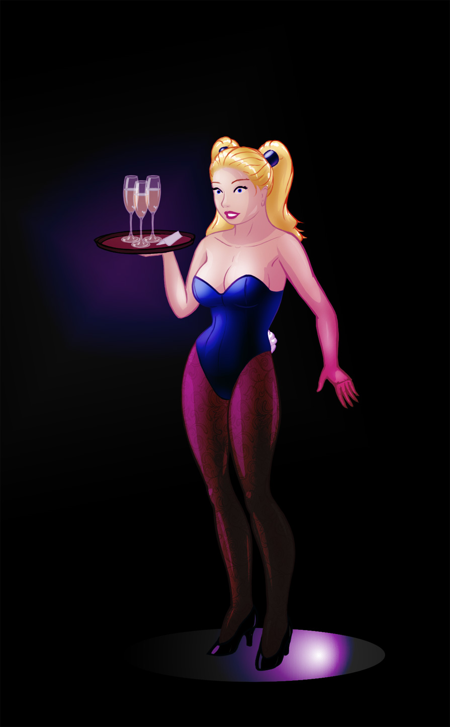 Bunny costume pinup