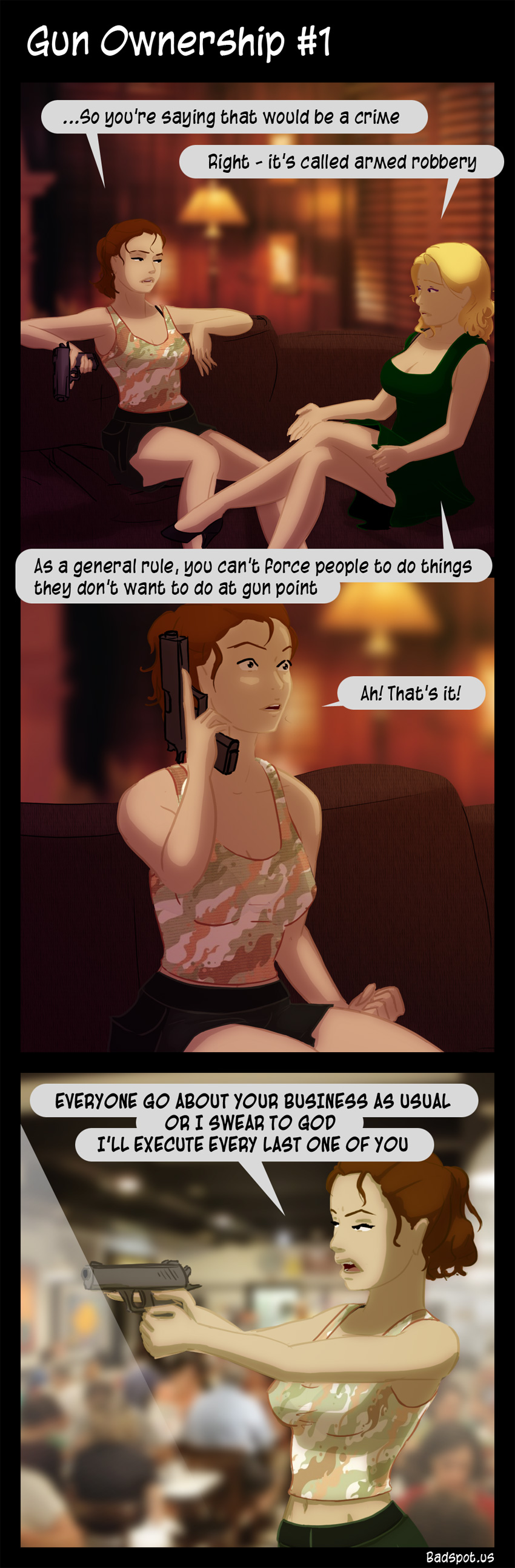 Comic Gun Ownership No1