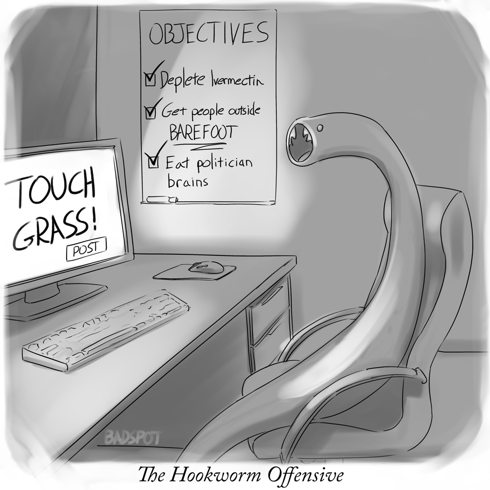 Comic Hookworm Offensive