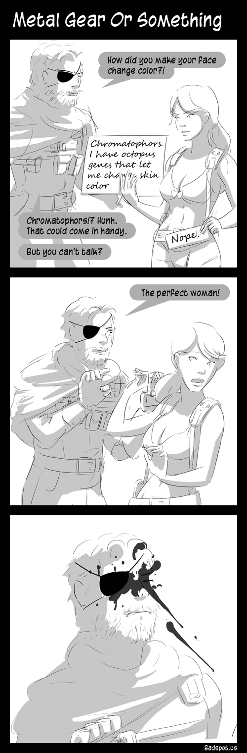 Comic Metal Gear Or Something