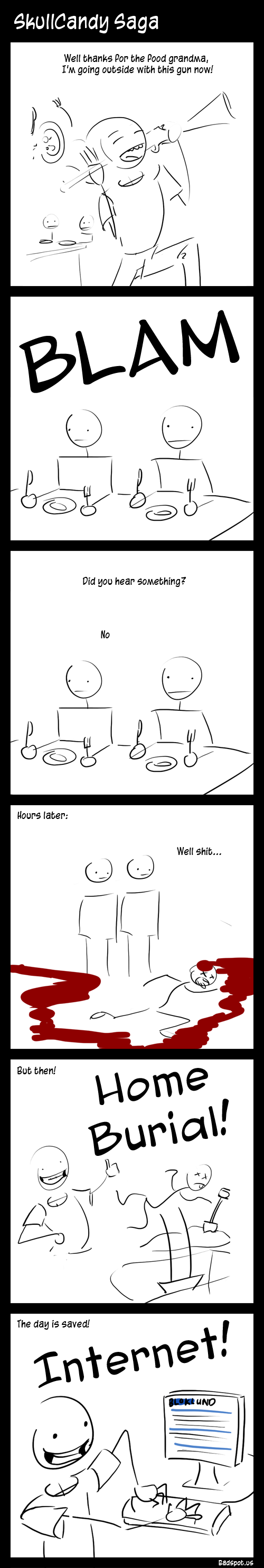 Comic SkullCandy Suicide