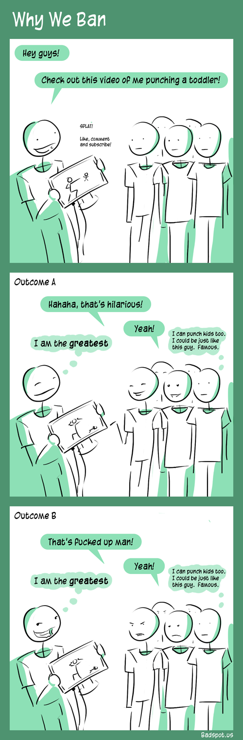 Comic Why We Ban