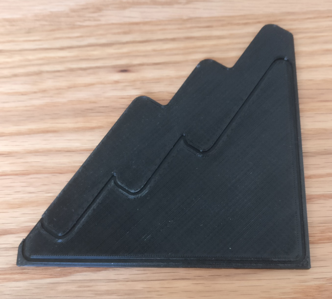 Game Gear Shelf 3D Print Side