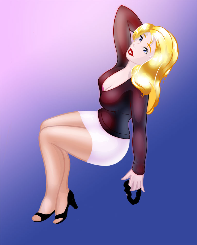 Hair Down Pinup