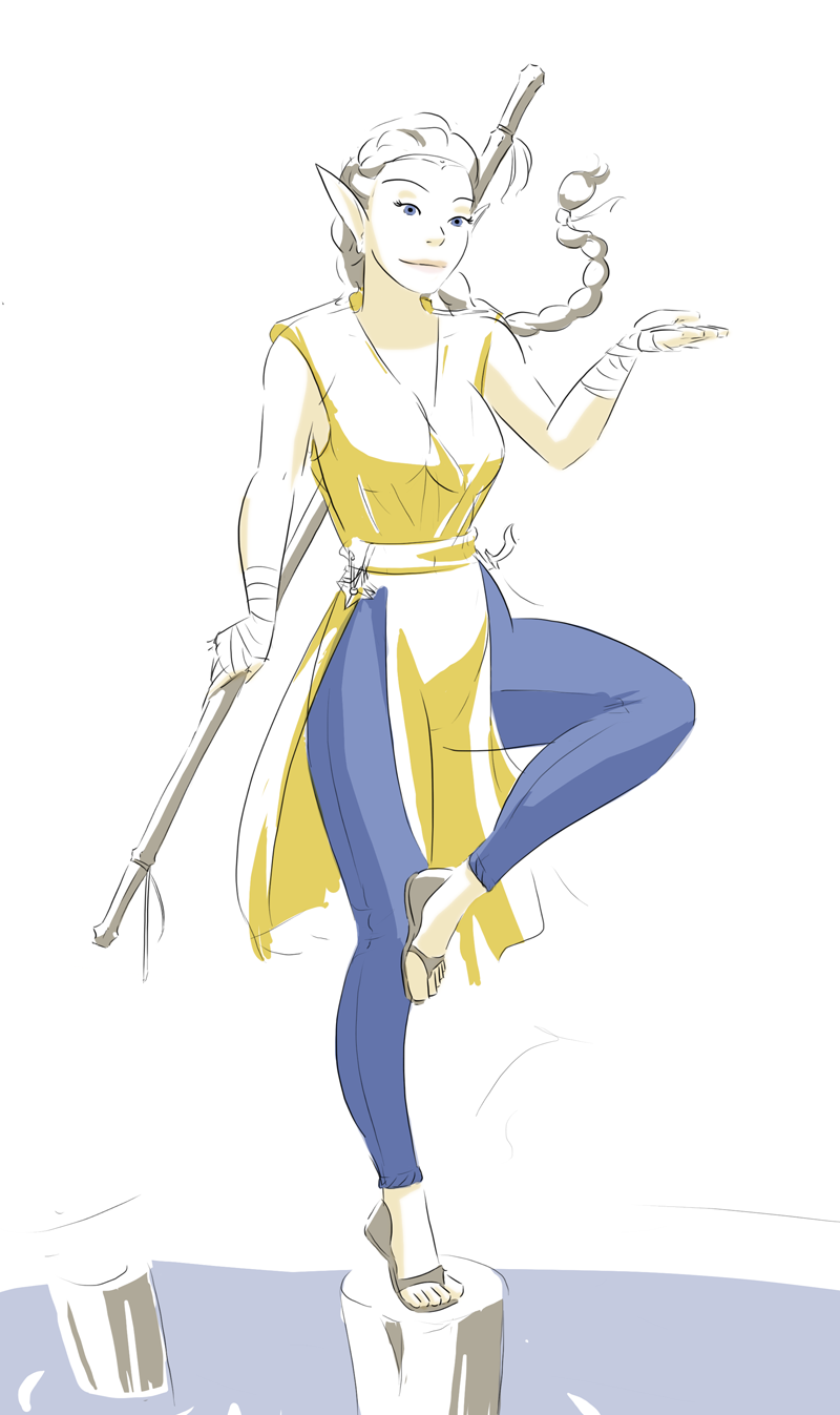 Kiara Wood Elf Monk