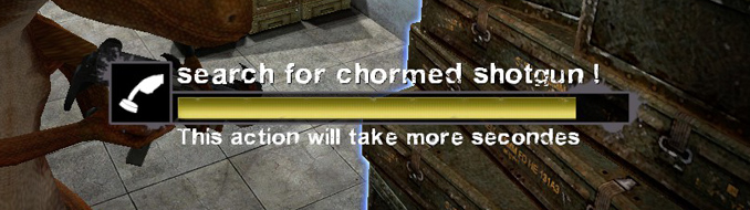 search for chormed shotgun !