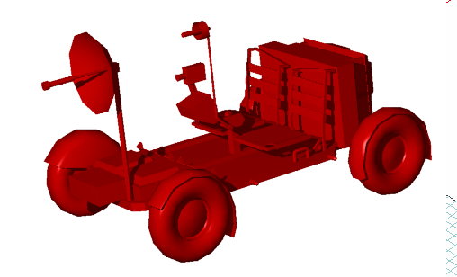 Lunar Rover Model