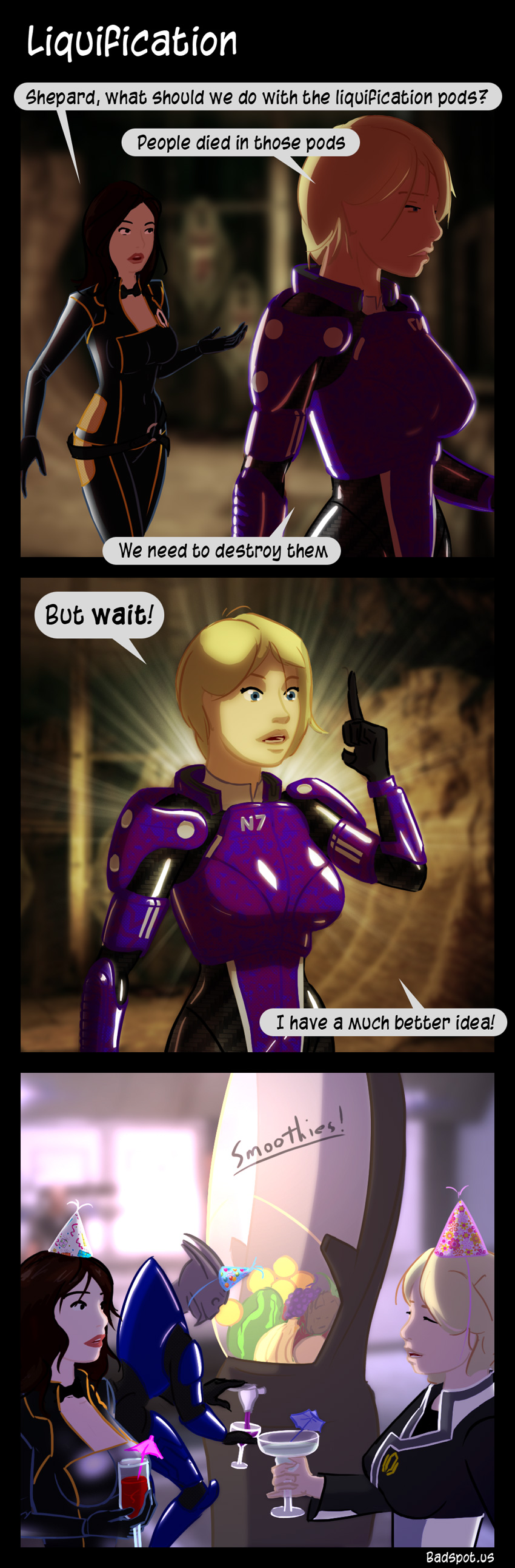 Mass Effect Comic Liquification