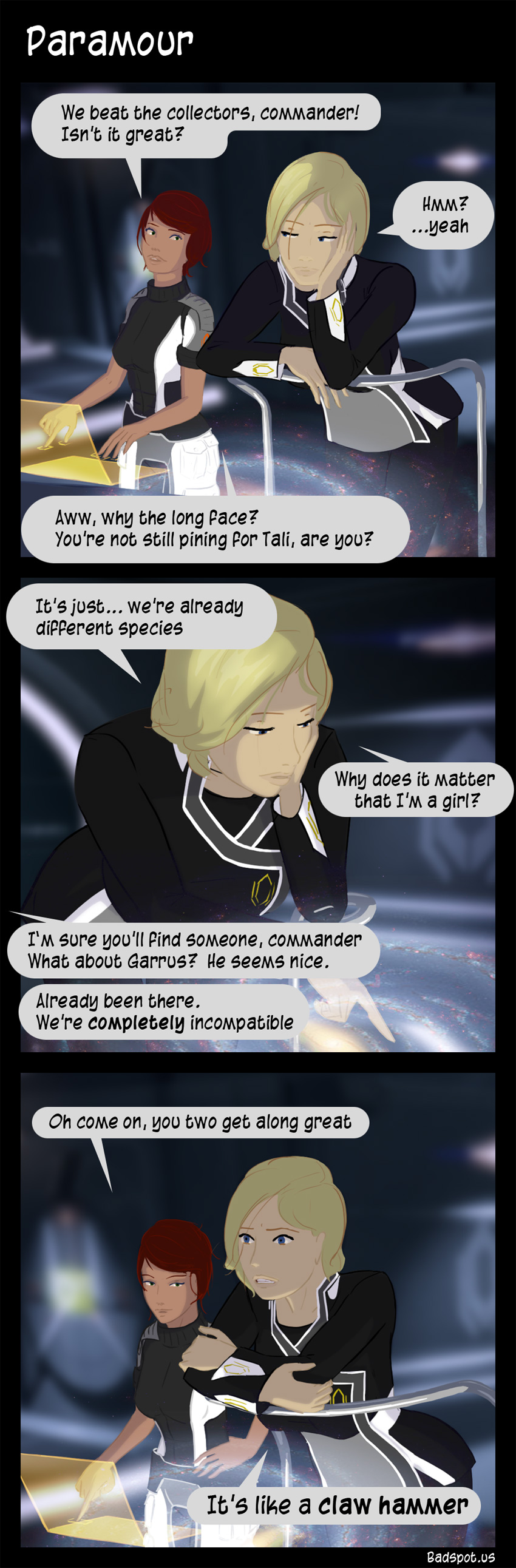 Mass Effect Comic Paramour