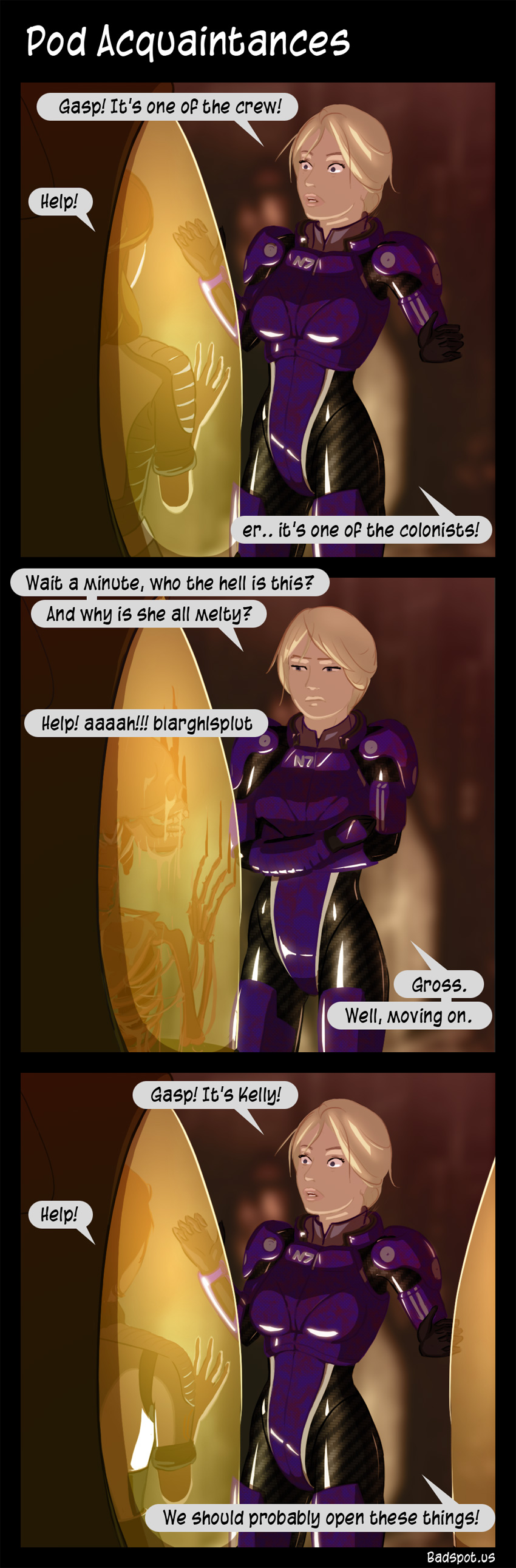 Mass Effect Comic Pod Acquaintances