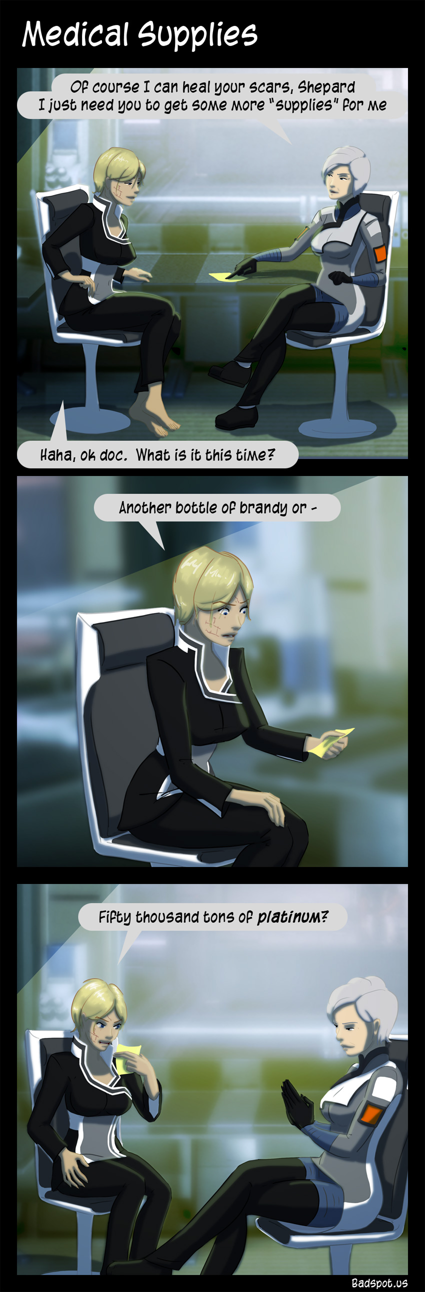 Mass Effect Comic Medical Supplies