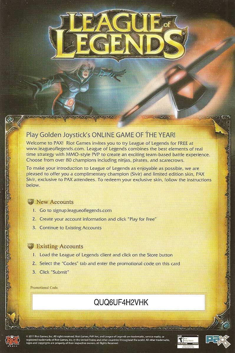 PAX 2011 League of Legends 00