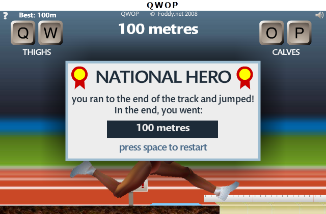 QWOP Victory