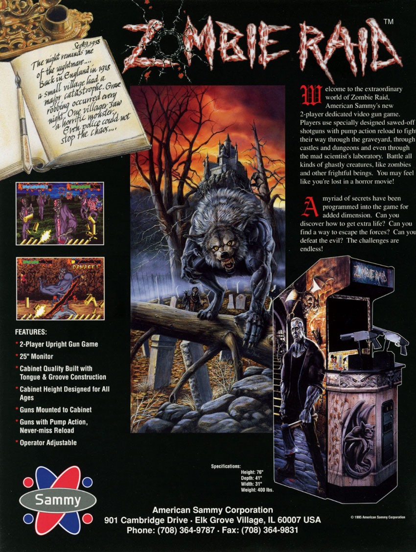 Zombie Raid Flyer