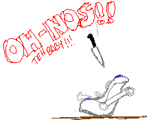 Drop a knife on a baby