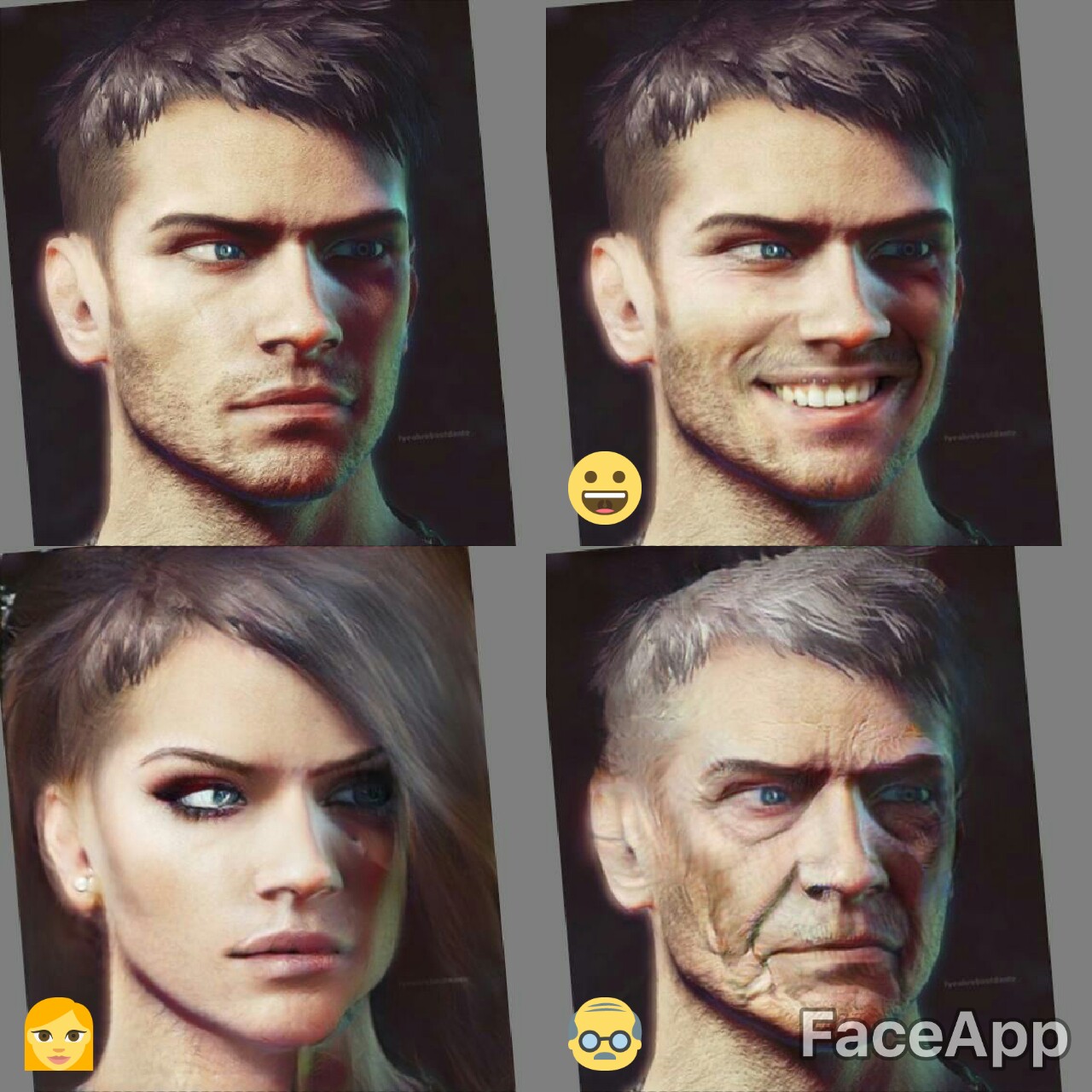 faceapp DMC New Dante