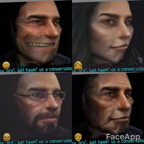 faceapp Deus Ex Glitch