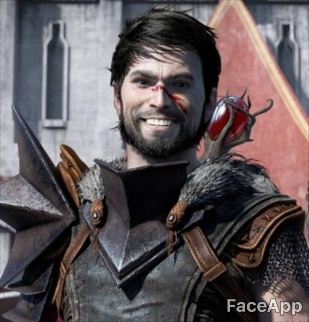 faceapp Dragon Age Hawke