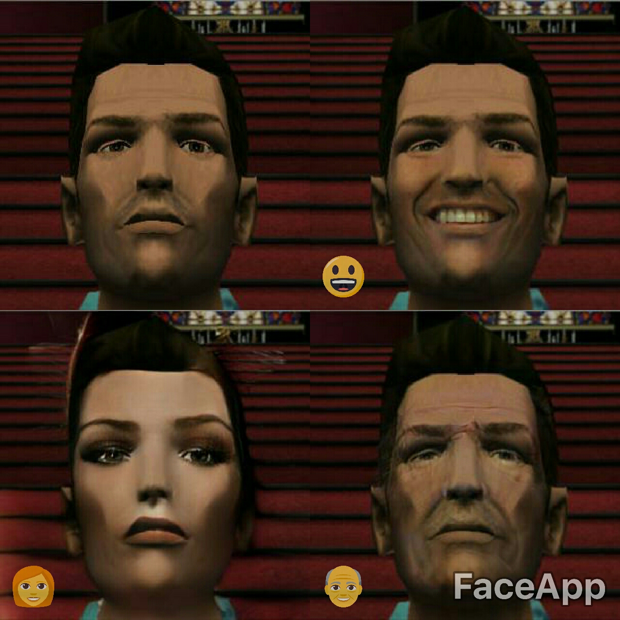 faceapp GTA Vice City