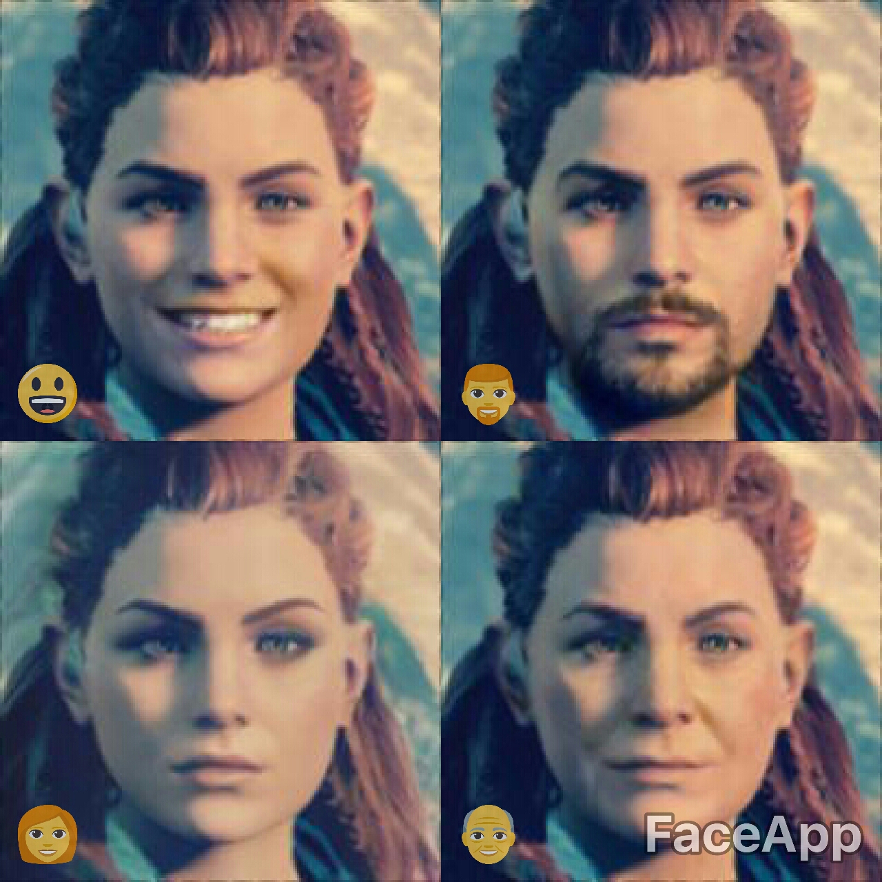 faceapp Horizon Zero Dawn