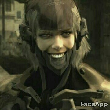 faceapp MGS4 Raiden Smile