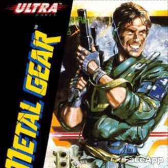 faceapp Metal Gear NES Box