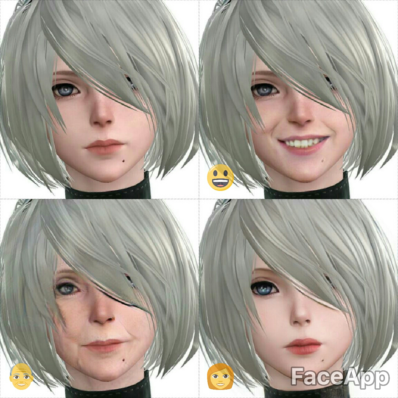 faceapp Neir Automata 2B