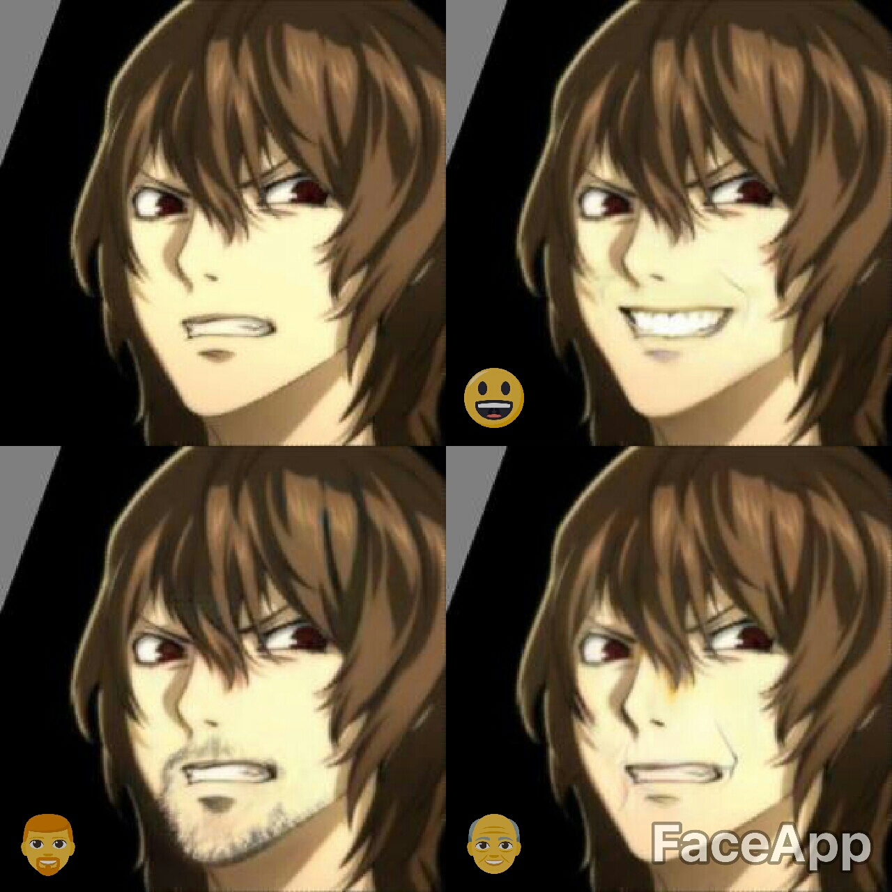 faceapp Persona 5 Goro Akechi