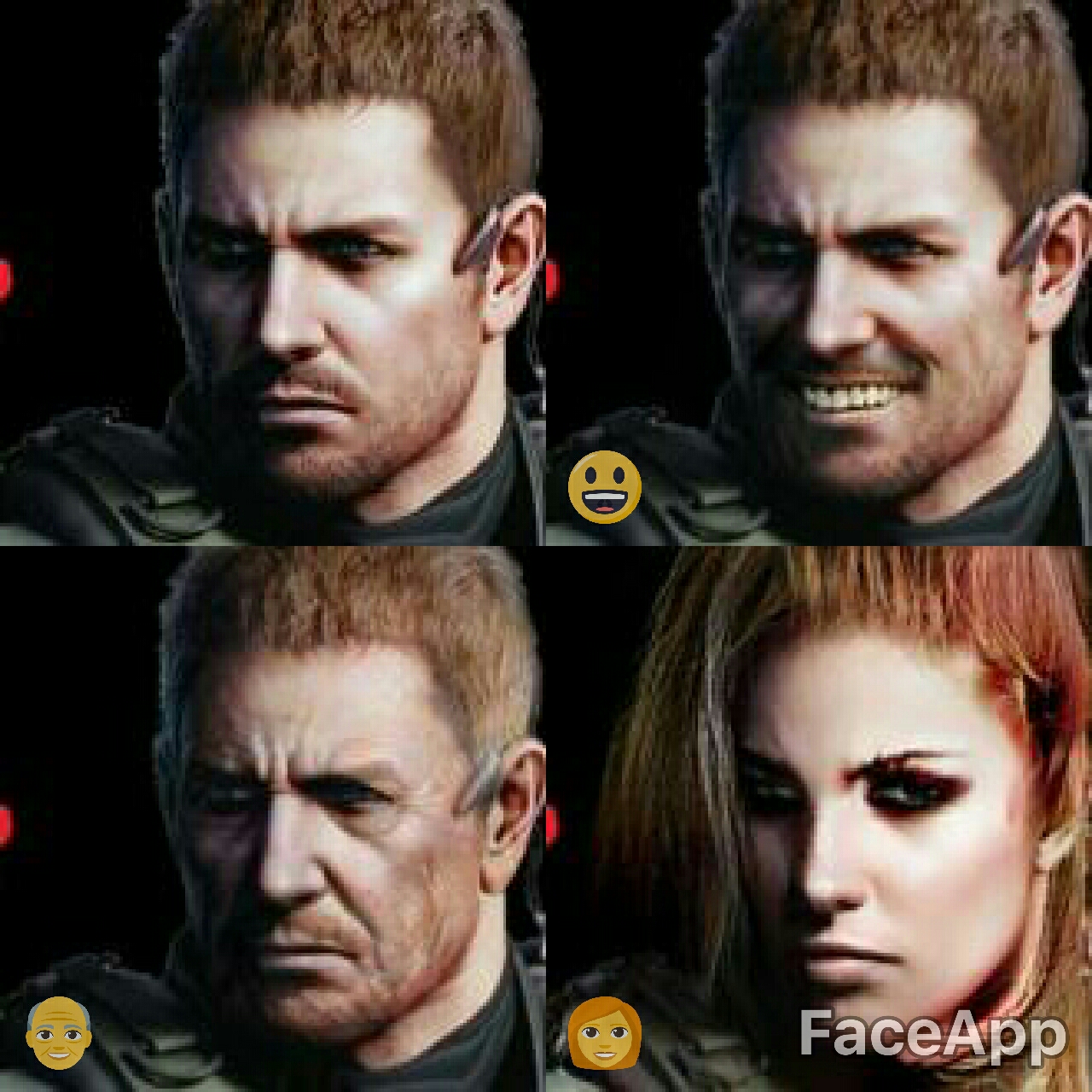 faceapp Resident Evil Barry Burton 2