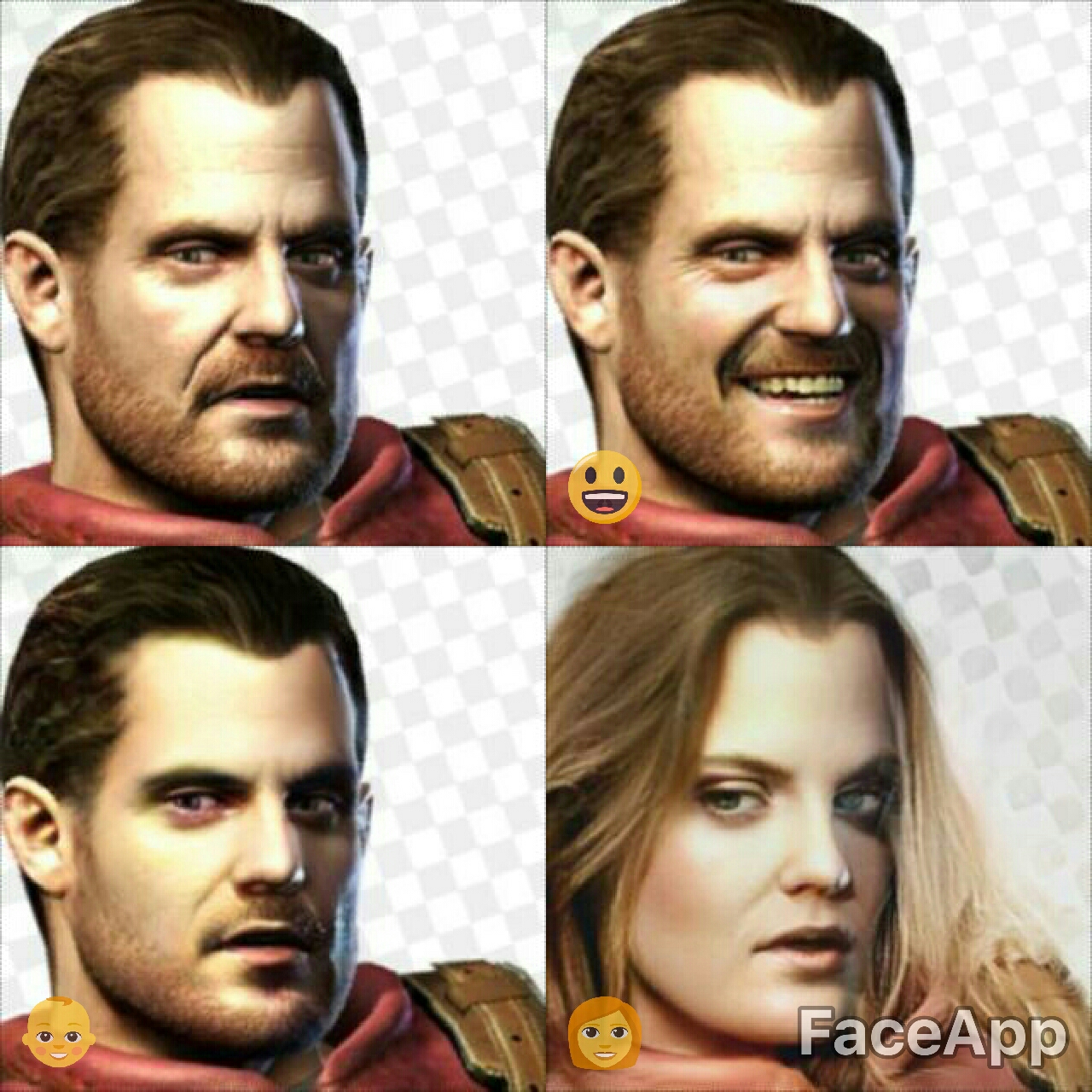 faceapp Resident Evil Barry Burton