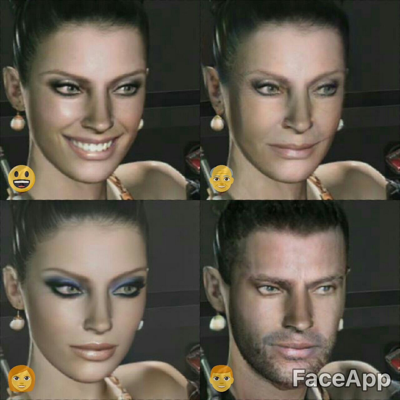 faceapp Resident Evil Excella
