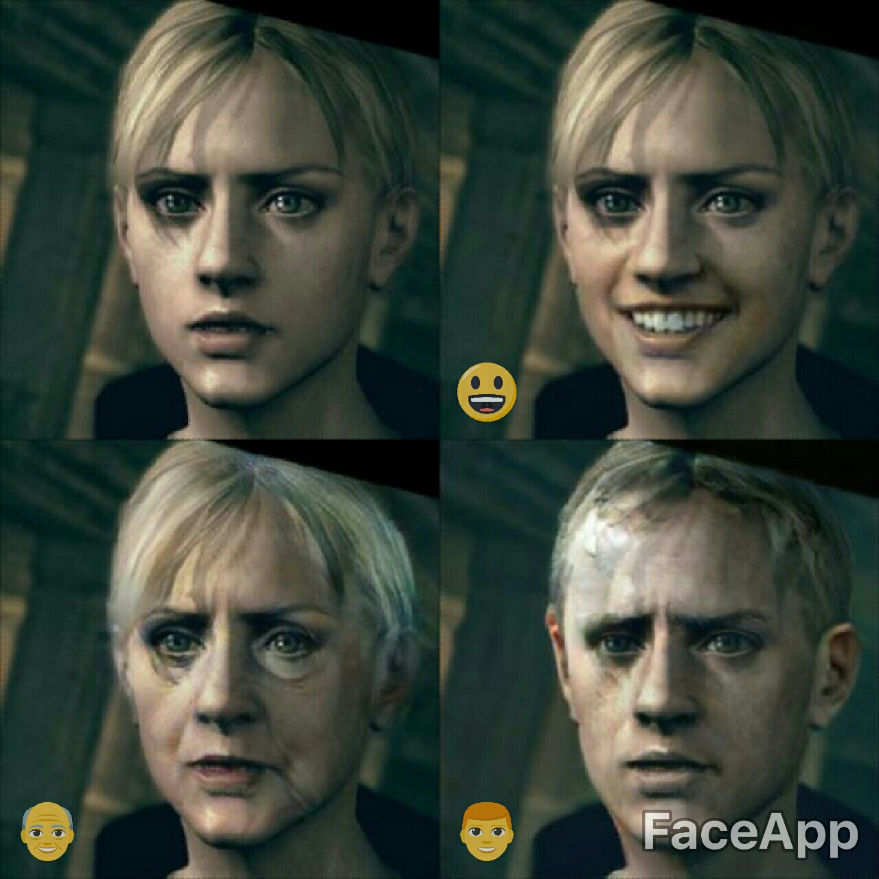 faceapp Resident Evil Jill 2