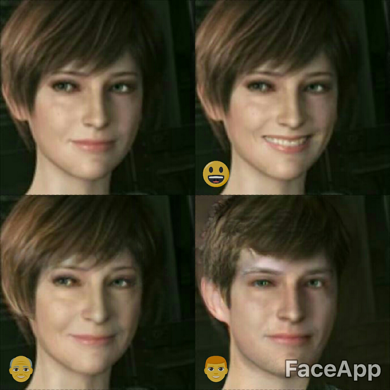 faceapp Resident Evil Rebecca Chambers