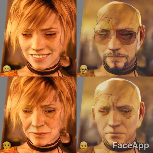 faceapp Silent Hill 3 Heather Mason 2