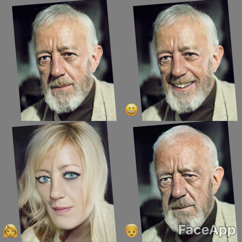 faceapp Star Wars Alec Guinness