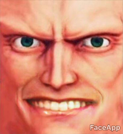 faceapp Street Fighter After