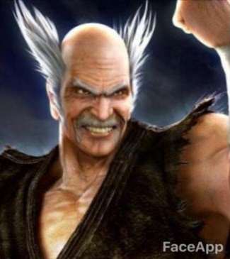 faceapp Tekken Heihachi Mishima