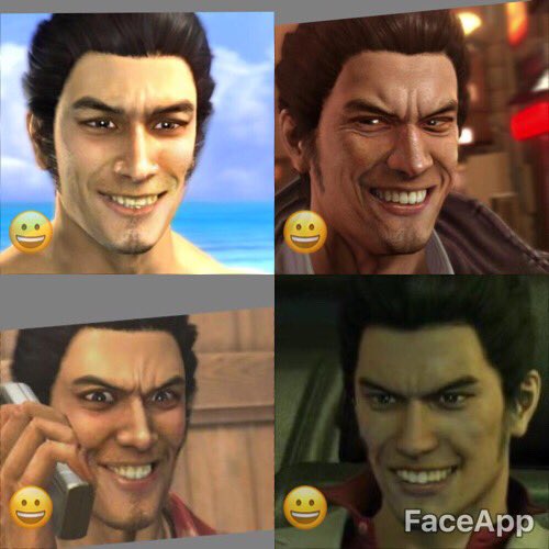 faceapp Yakuza 2