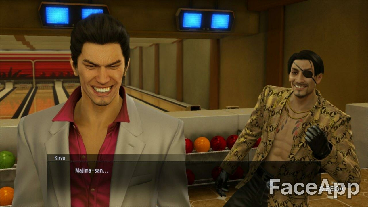 faceapp Yakuza 4