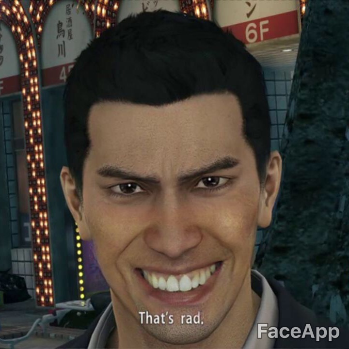 faceapp Yakuza 5