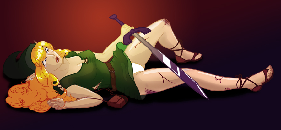 Female Link In Peril