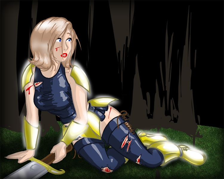 Wounded Warrior Girl